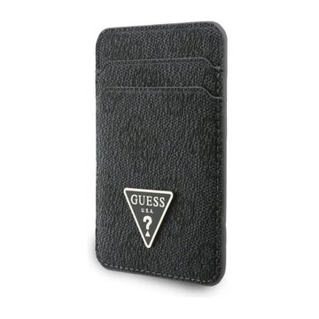 Guess Triangle -magnetic kortfack och strap till mobilen, Svart