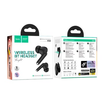 Hoco EQ2 tr&aring;dl&ouml;sa in-ear h&ouml;rlurar, Lila