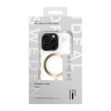 iDeal of Sweden iPhone 16 Pro Max MagSafe Frame Case -skal, Transparent