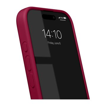 iDeal of Sweden iPhone 17 MagSafe Silicone Case, Cranberry