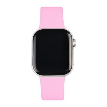 iDeal of Sweden Apple Watch 38 / 40 / 41 / 42 mm Silicone Band armband, Storlek M-L, bubblegum pink