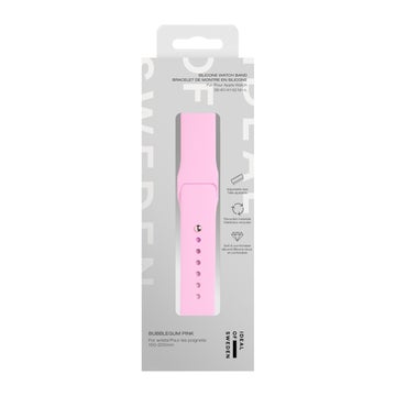 iDeal of Sweden Apple Watch 38 / 40 / 41 / 42 mm Silicone Band armband, Storlek M-L, bubblegum pink
