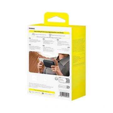 Baseus EnerFill 10 000mAh 22.5W MagSafe -reservbatteri, Svart