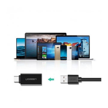 Ugreen USB-C / USB-A OTG adapter, Vit