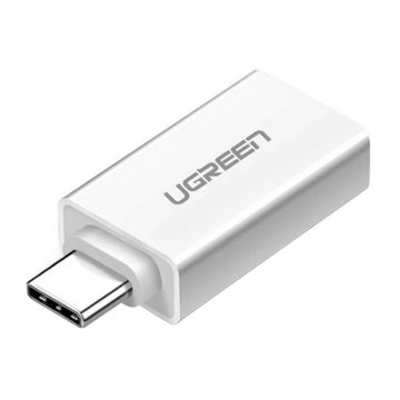 Ugreen USB-C / USB-A OTG adapter, Vit