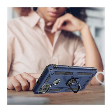 Motorola G9 Power Armor -skal, Bl&aring;