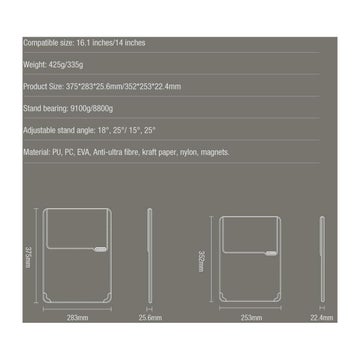 Nillkin Versatile Water Ripple Sleeve 14", Svart