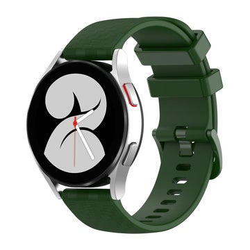 Universal silikonarmband (20 mm), M&ouml;rkgr&ouml;n