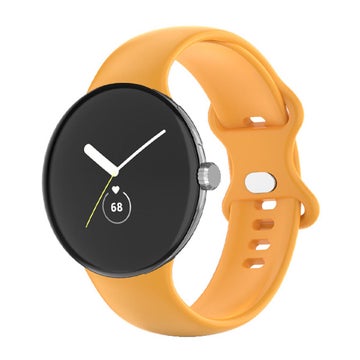 Silikonarmband f&ouml;r Google Pixel Watch smartklocka, Orange