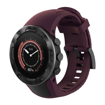 Silikonarmband f&ouml;r Suunto 5 smartklocka, med monteringsverktyg, lila