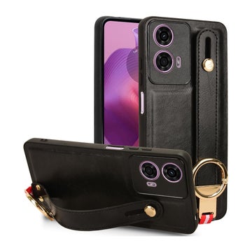 Motorola E14 / G04 / G24 skal med halsband, Ekol&auml;der i flera f&auml;rgen