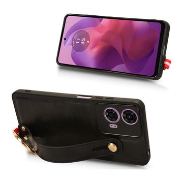 Motorola E14 / G04 / G24 skal med halsband, Ekol&auml;der i flera f&auml;rgen