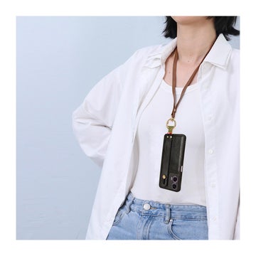 Motorola E14 / G04 / G24 skal med halsband, Ekol&auml;der i flera f&auml;rgen