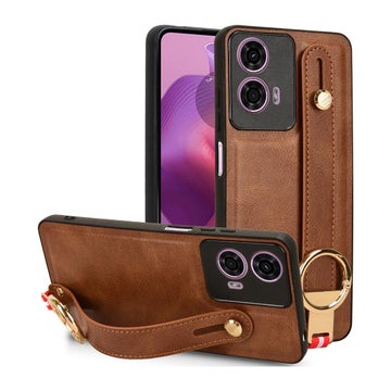 Motorola E14 / G04 / G24 skal med halsband, Ekol&auml;der i flera f&auml;rgen