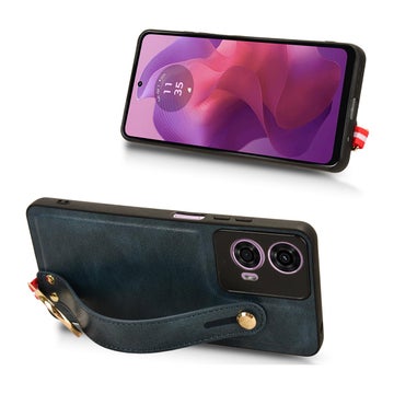 Motorola E14 / G04 / G24 skal med halsband, Ekol&auml;der i flera f&auml;rgen