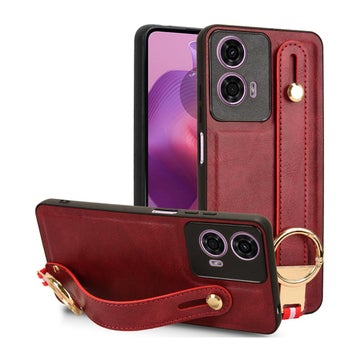 Motorola E14 / G04 / G24 skal med halsband, Ekol&auml;der i flera f&auml;rgen