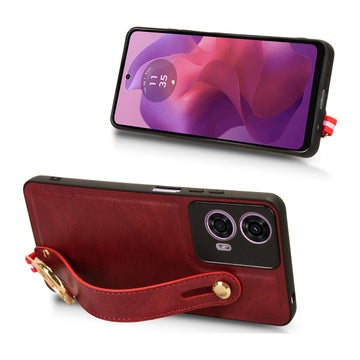 Motorola E14 / G04 / G24 skal med halsband, Ekol&auml;der i flera f&auml;rgen