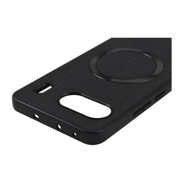 OnePlus Nord 4 5G texturerat MagSafe skal, Textil, svart