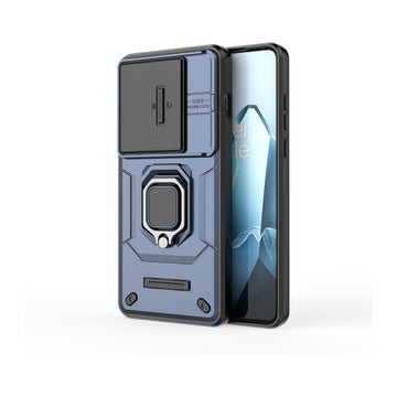 OnePlus 13 5G skal med greppring och kameraskydd, Bl&aring;