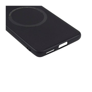 Motorola Edge 60 / 60 Fusion 5G texturerat MagSafe skal, Ekol&auml;der, Svart