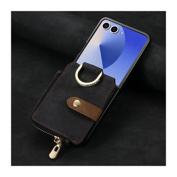 Galaxy Z Flip7 5G fodral med greppring, Svart