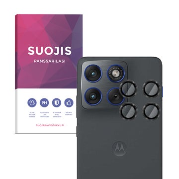 Motorola Edge 70 5G Skyddis skydd, f&ouml;r bakre kamerorna, Svarta kanter