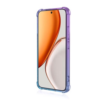 Honor Magic8 Lite 5G Gradient Bumper TPU skal, Lila/bl&aring;