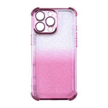 iPhone 16 Pro Max Glitter Bumper TPU-skal, Pink