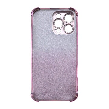 iPhone 16 Pro Max Glitter Bumper TPU-skal, Pink
