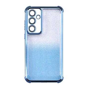 Galaxy S25 5G Glitter Bumper TPU-skal, Bl&aring;
