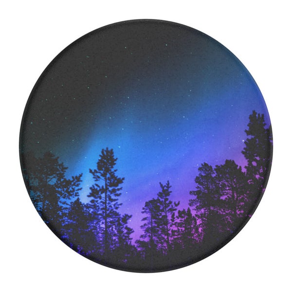 PopSockets PopGrip Avtagbart Grip med St&auml;llfunktion, Aurora Woods