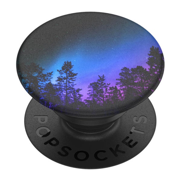 PopSockets PopGrip Avtagbart Grip med St&auml;llfunktion, Aurora Woods