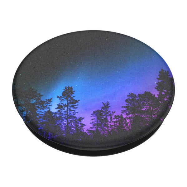 PopSockets PopGrip Avtagbart Grip med St&auml;llfunktion, Aurora Woods