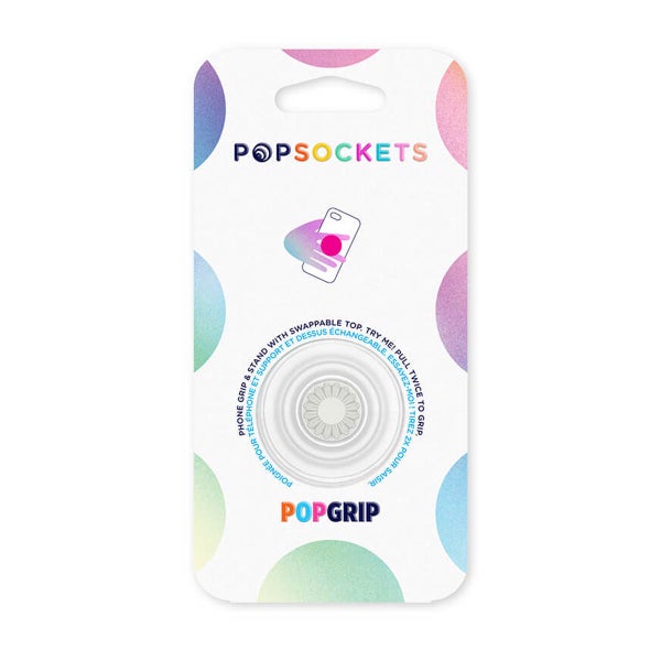 PopSockets PopGrip PlantCore Avtagbart Grip med St&auml;llfunktion, Clear