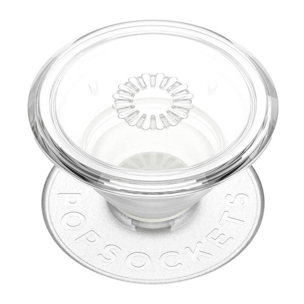 PopSockets PopGrip PlantCore Avtagbart Grip med St&auml;llfunktion, Clear