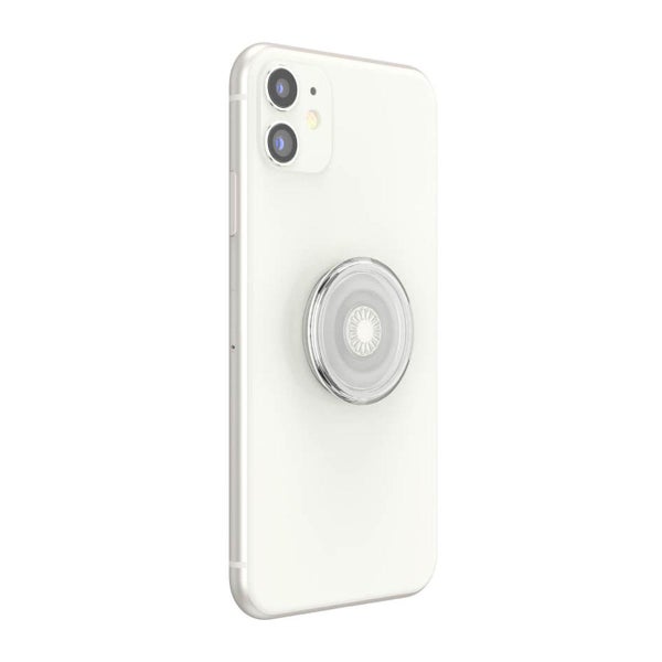 PopSockets PopGrip PlantCore Avtagbart Grip med St&auml;llfunktion, Clear