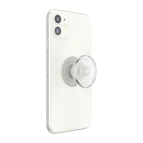 PopSockets PopGrip PlantCore Avtagbart Grip med St&auml;llfunktion, Clear