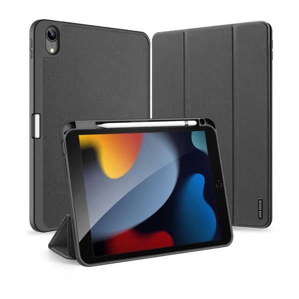 iPad 11" (2022 / 2025) Dux Ducis Domo -skyddsfodral, Svart