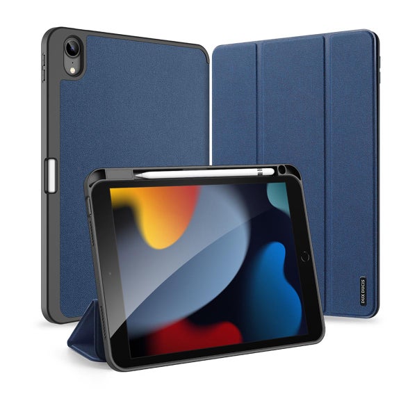 iPad 11" (2022 / 2025) Dux Ducis Domo -skyddsfodral, Bl&aring;