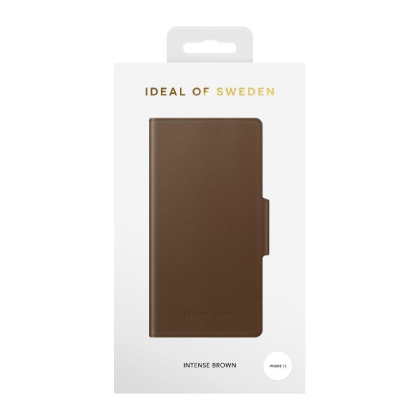 iDeal of Sweden iPhone 13 Atelier Wallet, Intense Brown