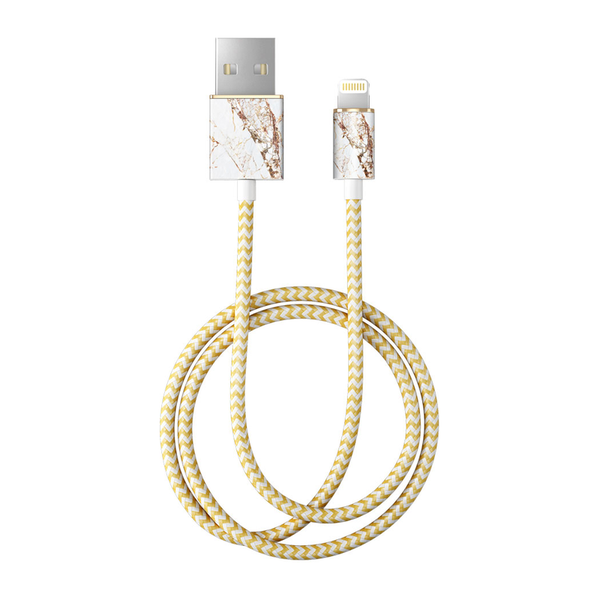 iDeal of Sweden Lightning &ndash; USB-kabel, 1.0m Carrara Gold