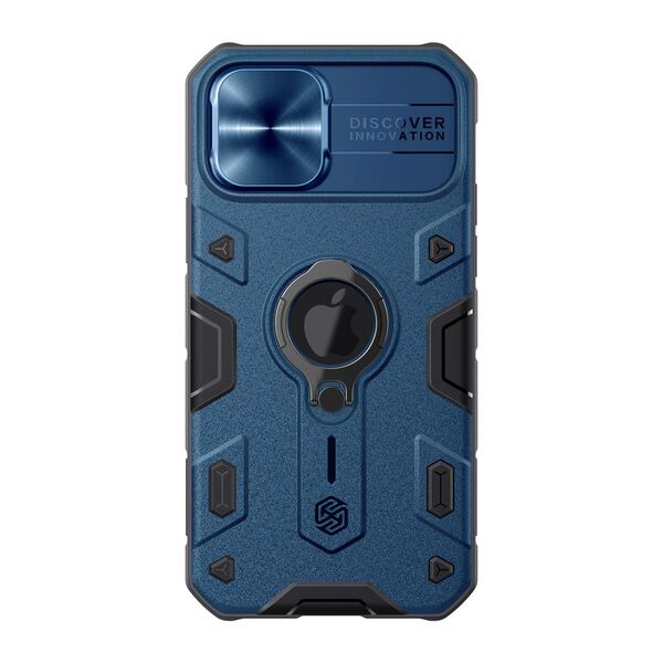 Nillkin iPhone 12 / 12 Pro CamShield Armor Case -mobilskal, Bl&aring;