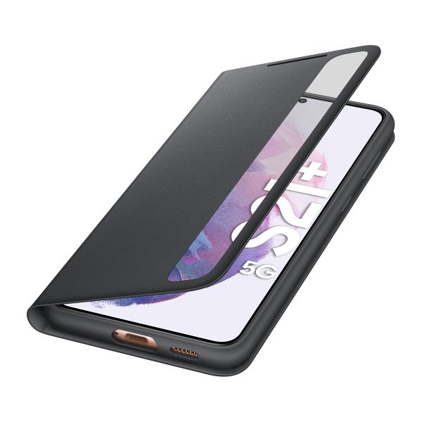 Samsung Galaxy S21+ Smart Clear View Cover -fodral, Svart