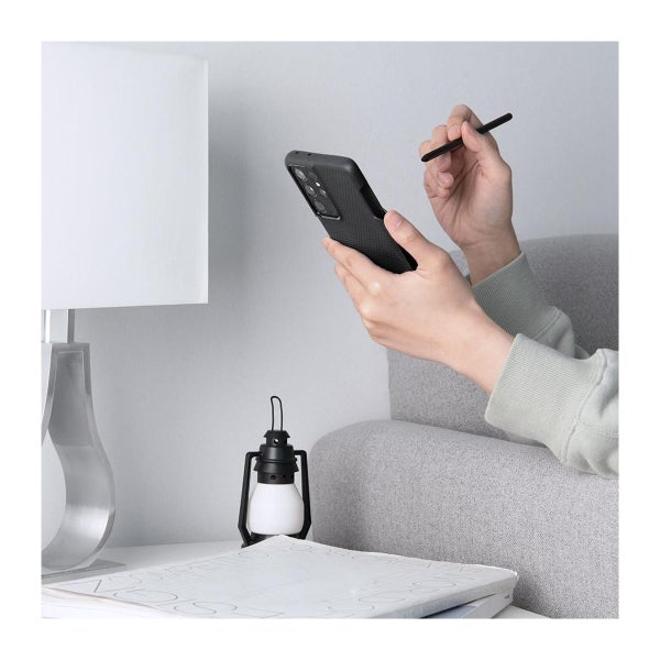 Spigen Liquid Air Galaxy S21 Ultra skal, Svart