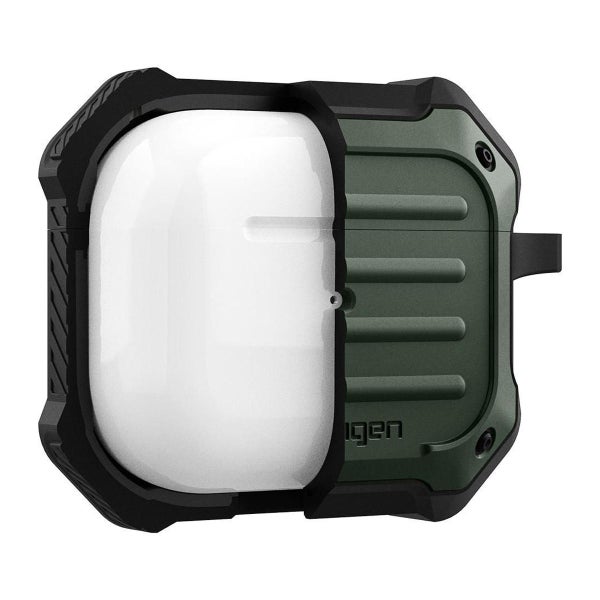 Spigen Tough Armor Apple AirPods 3 (2021) skal f&ouml;r fodral, Military Green