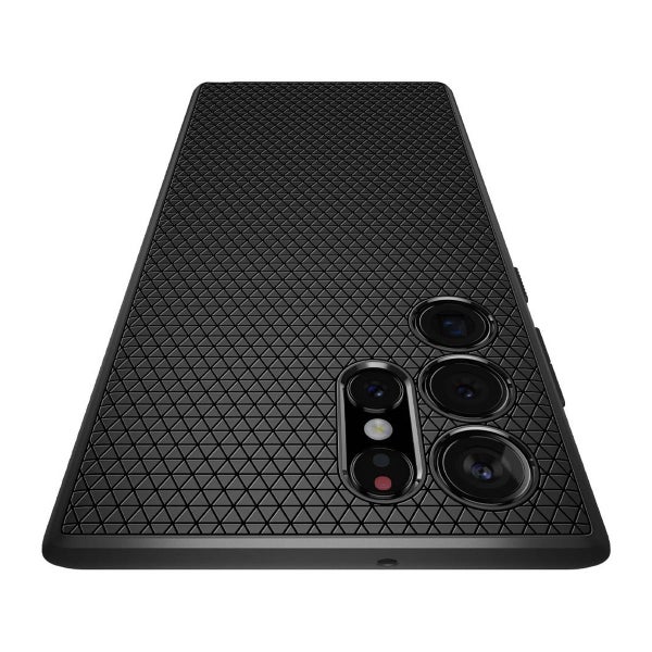 Spigen Liquid Air Samsung Galaxy S22 Ultra skal, Svart