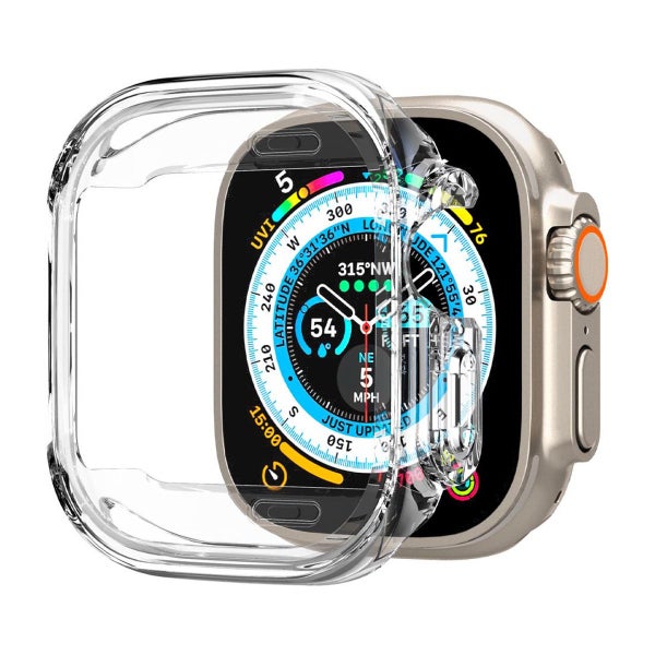 Spigen Ultra Hybrid Apple Watch Ultra skal, Transparent