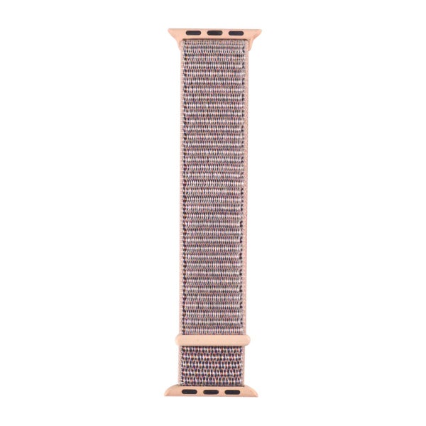 Nylonarmband Apple Watch 38 / 40 / 41 / 42 mm, Pink Sand