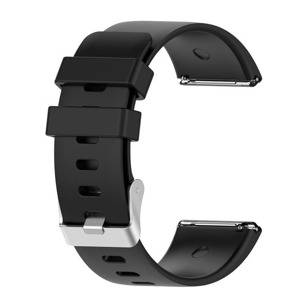Armband f&ouml;r Fitbit Versa smartklocka, TPU-plast, Svart