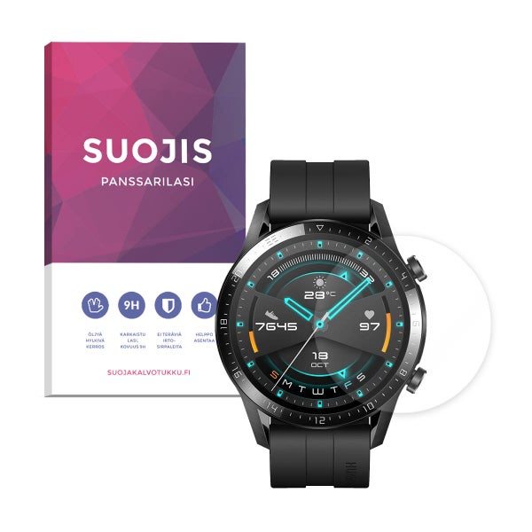 Huawei Watch GT2 46 mm Skyddis sk&auml;rmskydd, klassiskt
